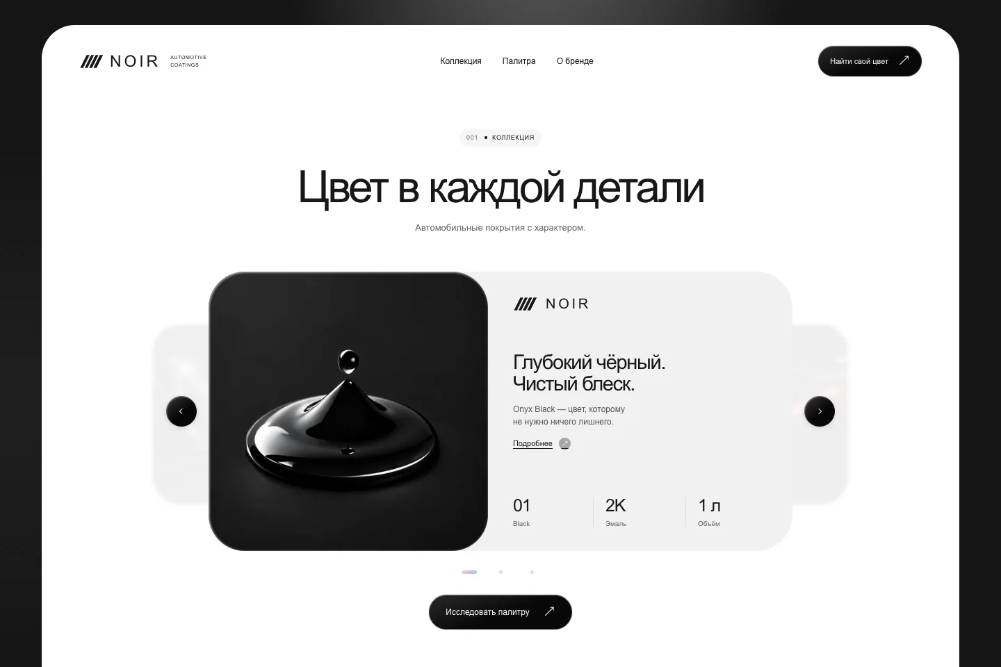 NOIR — Коллекция автомобильных покрытий